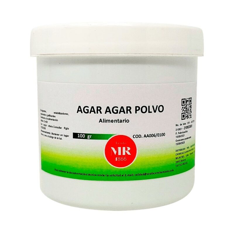 AGAR AGAR POLVO ALIM 100 Gr Tiendas MR 1866