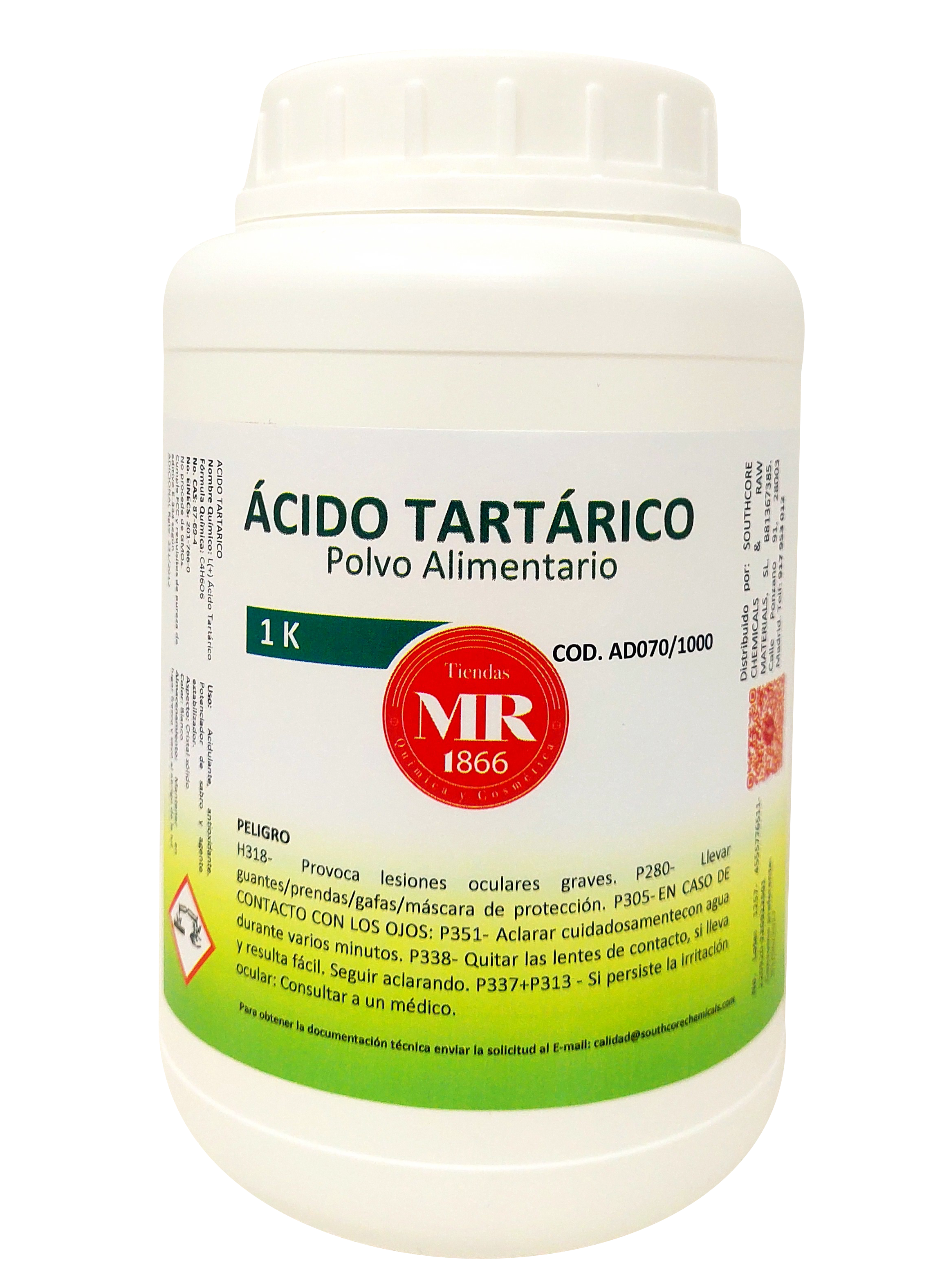 Acido Tartarico - La Saponaria