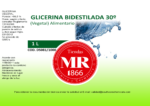 GLICERINA BIDESTILADA 30º(VEGETAL) ALIM 1 L