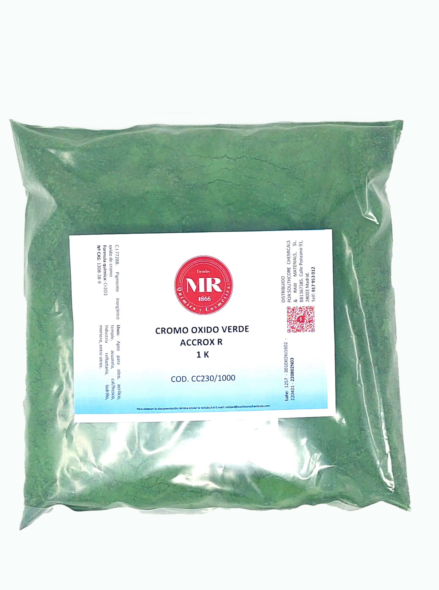 CROMO OXIDO VERDE COLORTHERM GN 1 K Tiendas MR 1866